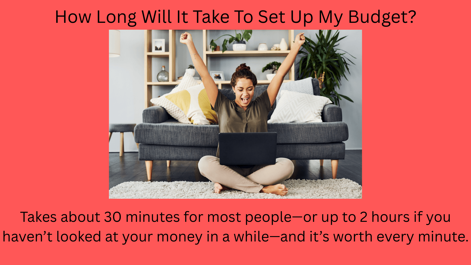 How Long Will It Take To Set Up My Budget?